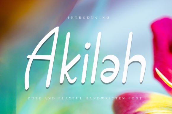 Akilah: The Elegant Script Font for Polished Branding