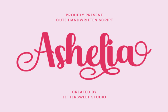 Ashelia: The Handwritten Typeface for Authentic Branding