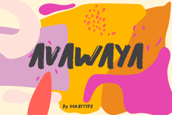 Avawaya: A Bold Brush Typeface for Digital Branding