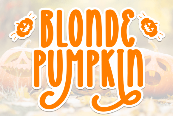 Blonde Pumpkin: The Handwritten Font for Authentic Branding