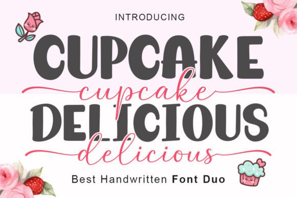 Cupcake Delicious Duo: The Perfect Typeface for Romantic Campaigns
