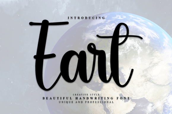 Eart: A Handwritten Font for Authentic Small Business Branding