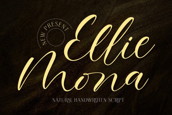 Ellie Mona: A Delicate Script Typeface for Elegant Web Design