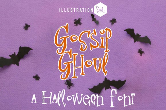 Gossip Ghoul: The Spooktacular Script Font for Handmade Creators