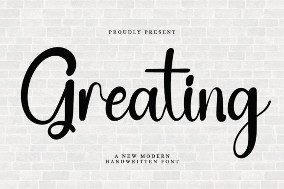 Greating: A Timeless Handwritten Typeface for Modern Branding