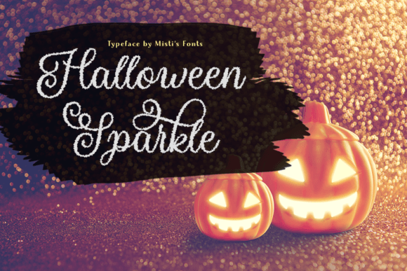 Halloween Sparkle: A Spooky Script for Editorial Design