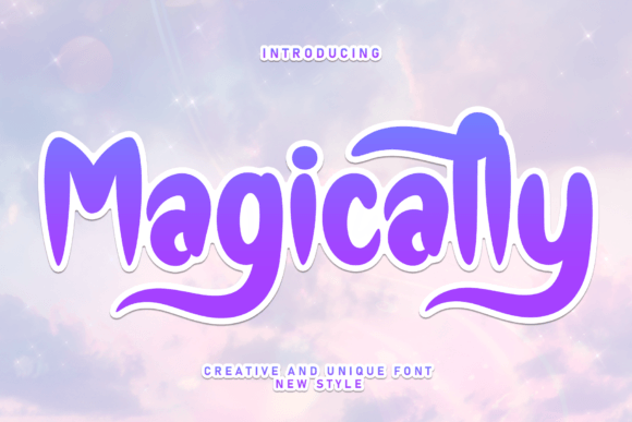 Magically: A Handwritten Typeface for Modern Editorial Design