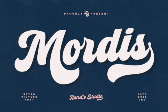 Mordis: A Retro Script Font for Authentic Editorial Design