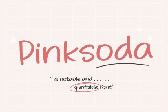Pinksoda: The Handwritten Typeface That Elevates Campaign Visuals