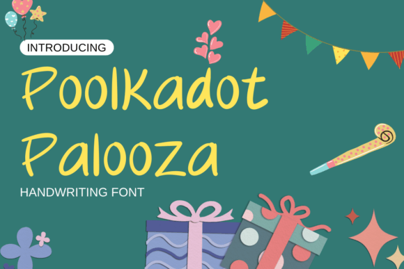 Poolkadot Palooza: The Handcrafted Typeface for Campaigns That Need Personality