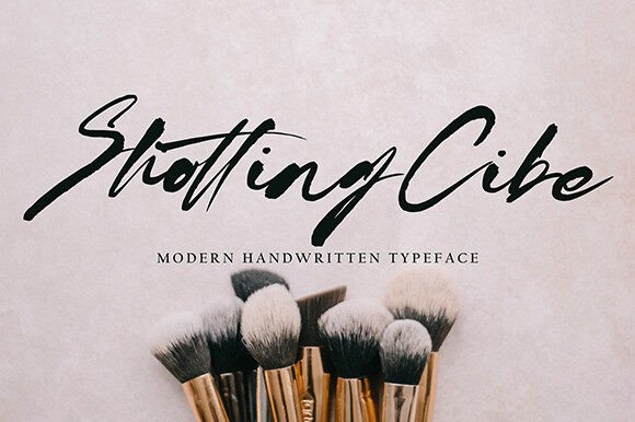 Shotting Cibe: The Playful Typeface for Handmade Shop Labels