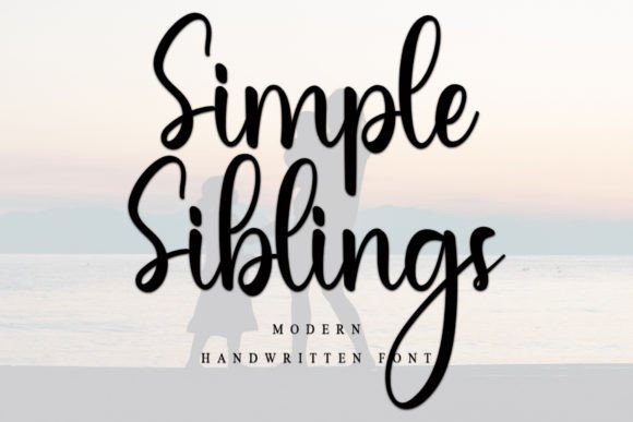 Simple Siblings: A Modern Script Typeface for Digital Branding