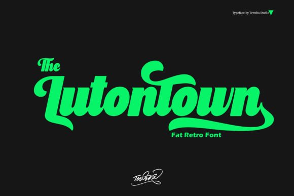 The Lutontown: The Triangular Typeface That Cuts Through Feed Noise