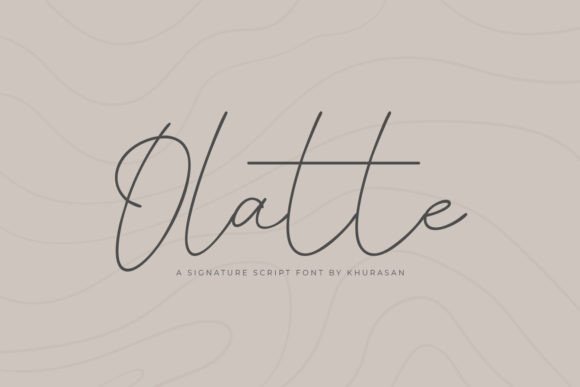Why Olatte is the Perfect Script Font for Modern Editorial Design